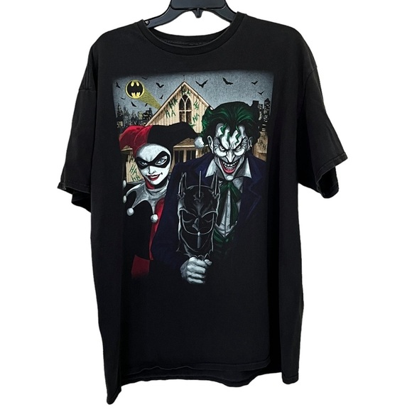 Batman Other - Batman Franchise Joker & Harley Quinn Tshirt, size adult XL.​​